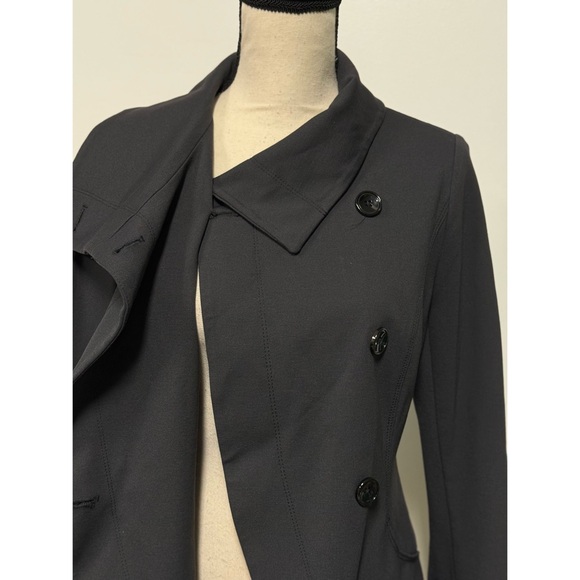 White House Black Market Lightweight Jacket Gray Size 6 - Picture 9 of 11